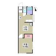 ヤナセハイツの間取り画像