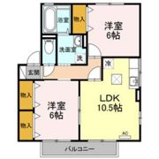 リビングタウン岩沼 ⅡCの間取り画像