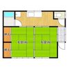 中川住宅(2K)の間取り画像