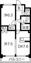 スカイパーク檀渓の間取り画像