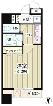 アクアコートの間取り画像