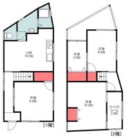 そよ風と丘の上のラテの間取り画像