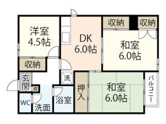 和光銀山レジデンスの間取り画像