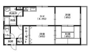 ハイネ細澤の間取り画像