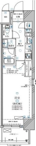 ディアレイシャス鶴舞公園の間取り画像