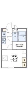 レオパレスIWAIの間取り画像
