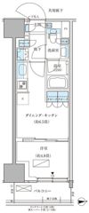 パークアクシス品川天王洲アイルの間取り画像