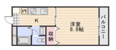 ディアスUⅢの間取り画像