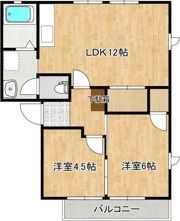 ディアスAの間取り画像