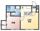 LYハイツの間取り画像