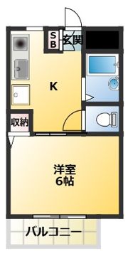 ドミールMの間取り画像