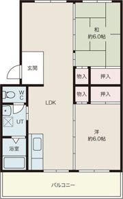山根台第2住宅 C棟の間取り画像