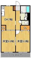 ボナール大和の間取り画像
