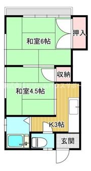 杉田アパートの間取り画像