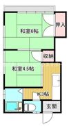 杉田アパートの間取り画像