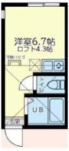 ユナイト菊名アウグスブルグの間取り画像