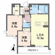 プライムフェルトⅡの間取り画像