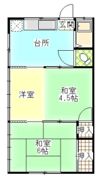 サンハイツ南大河の間取り画像