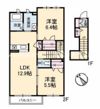 プロヌーブ原田町 B棟の間取り画像
