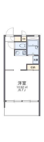 レオパレス中休場の間取り画像