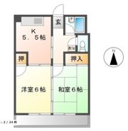 黒川マンションの間取り画像