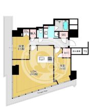 Brillia Tower 堂島の間取り画像