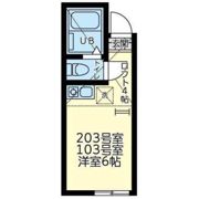 ユナイト追浜 モンペリエの間取り画像