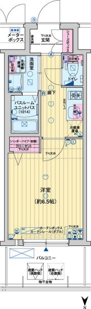 レオンコンフォート都島の間取り画像