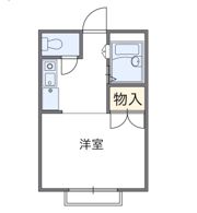 レオパレス387の間取り画像