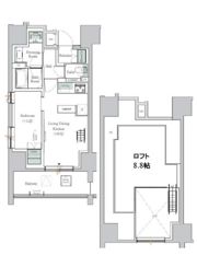 ONE ROOF RESIDENCE TAMACHIの間取り画像