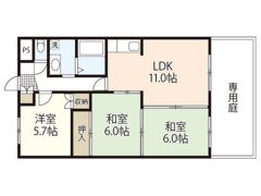 住吉コーポの間取り画像