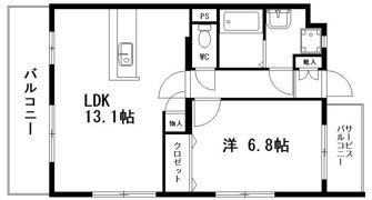 グランストーク西島の間取り画像