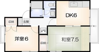 セジュール南昭和の間取り画像