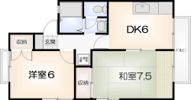 セジュール南昭和の間取り画像