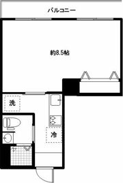 かすみコーポの間取り画像