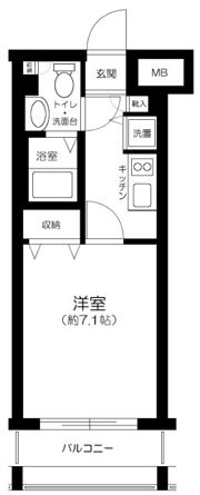 ガラ・ステーション東日本橋の間取り画像
