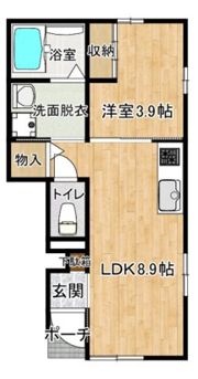 エルミタージュの間取り画像