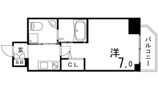 セレニテ神戸元町クレアの間取り画像