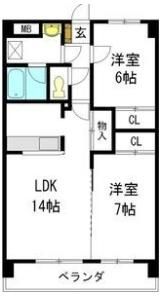 ロイヤルヒルズの間取り画像