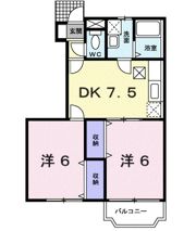 アベニールベルテの間取り画像