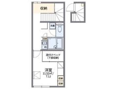 レオパレスアズ－ルの間取り画像