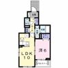 プレッソ朝倉 Aの間取り画像