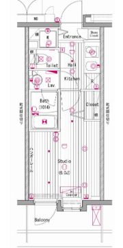 グランド・ガーラ横濱元町の間取り画像