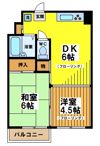 Kフラット1の間取り画像