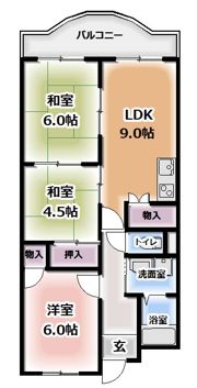 ファミールコートの間取り画像