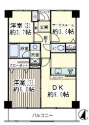 NICEアーバン川崎小田の間取り画像