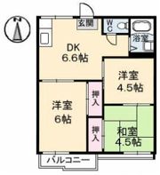 コーポ エクセルⅠの間取り画像
