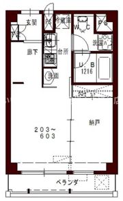 コリドールベルエアの間取り画像