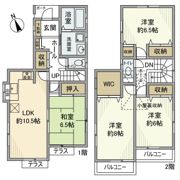 宮沢町戸建の間取り画像