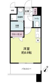 ヴィラクレスト吉塚の間取り画像